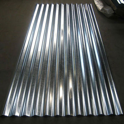SGC440 CGCC lamiere di acciaio galvanizzato ondulato spessore 1,5 mm larghezza 1,2 m lamiera laminata a freddo